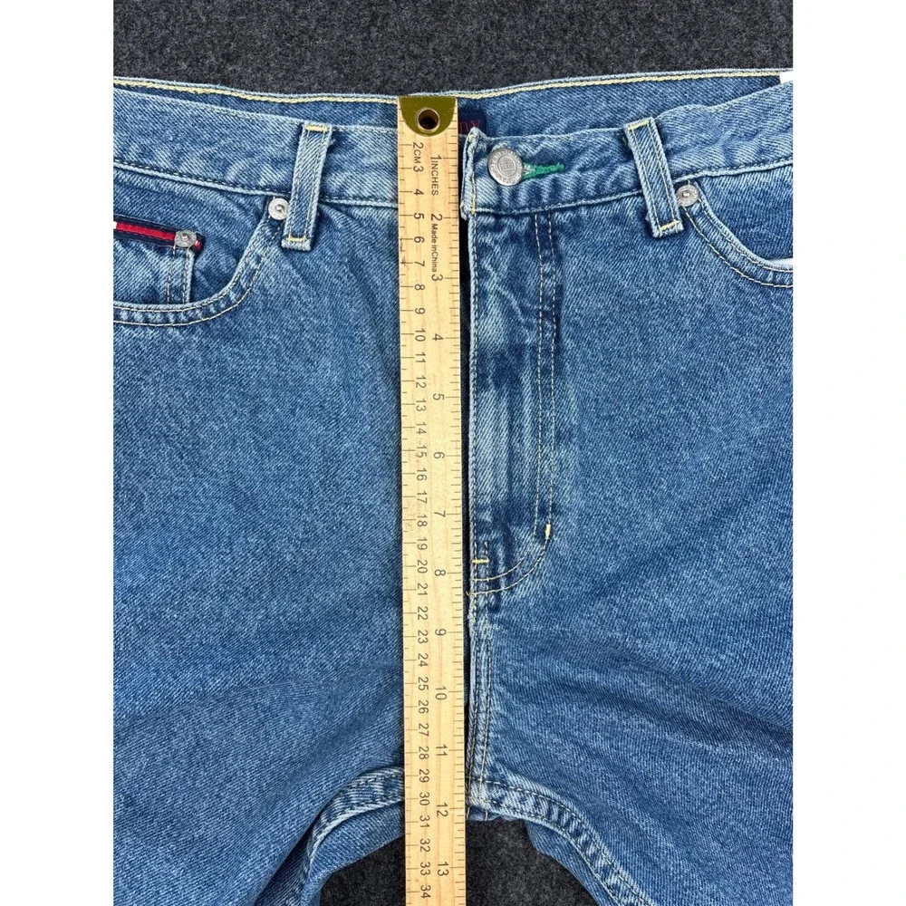 Tommy Hilfiger Tommy Jeans Relaxed Fit Straight Leg Denim Blue Mens 11/30 T901